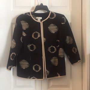 Beautiful Black & Tan Jacket